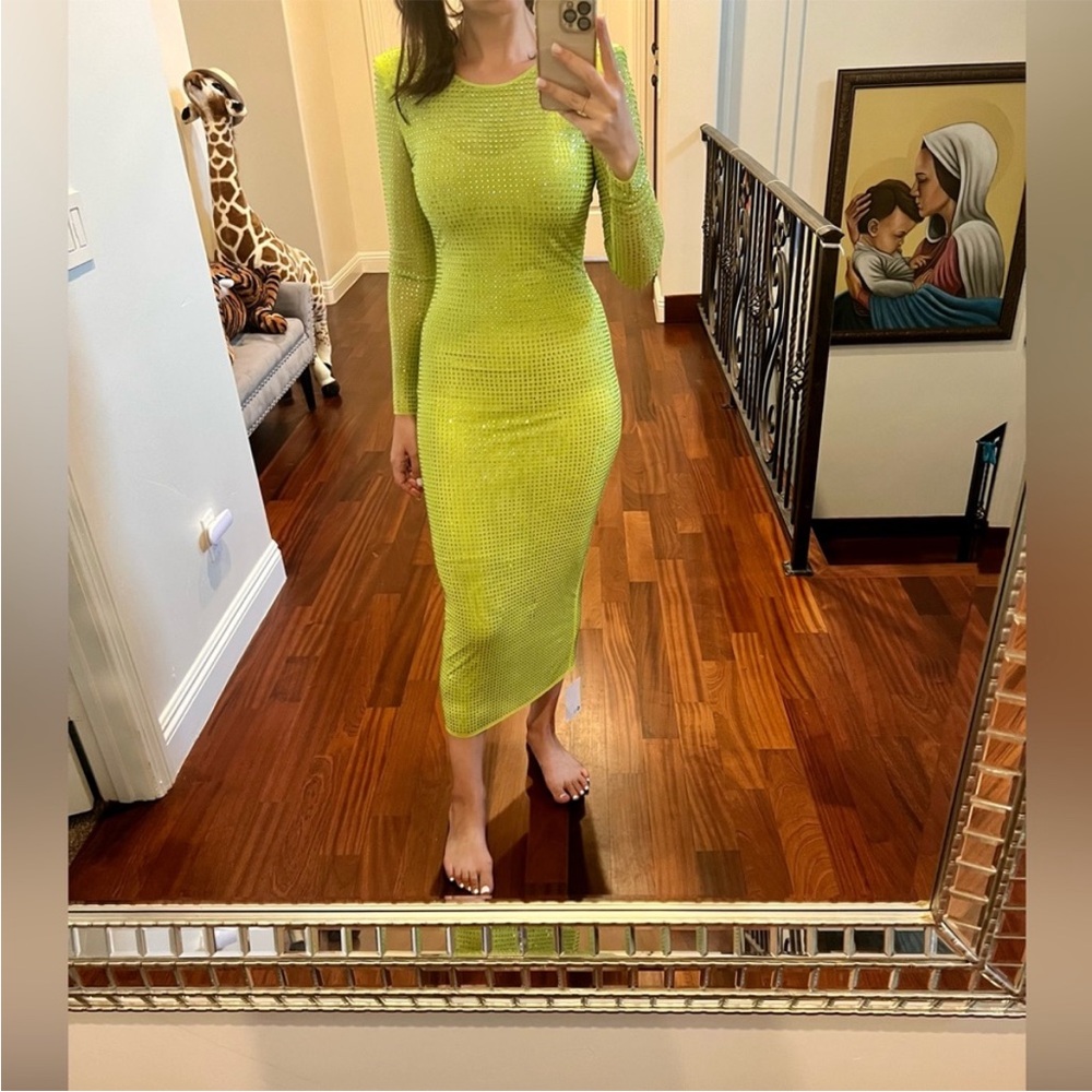 Self Portrait GG Crystal-Embellished Midi Dress NWT! - Picture 12 of 12
